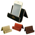 Laserable Leatherette Phone/ Card Easel- Screen Imprint